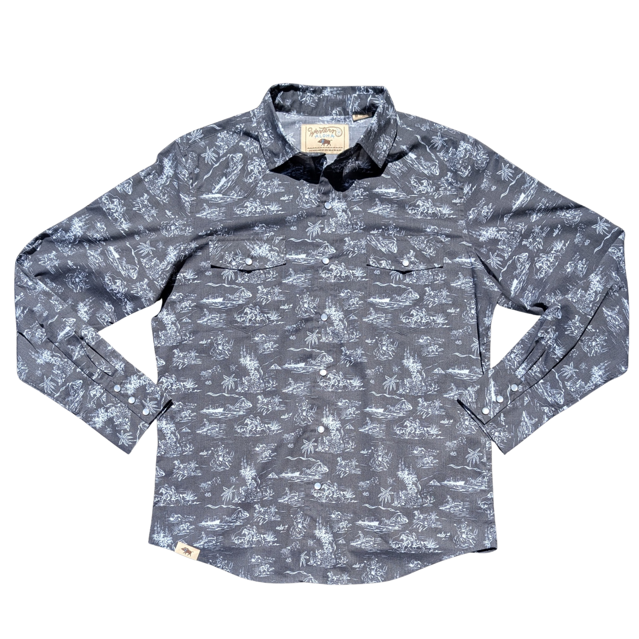 hawaiian long sleeve dress shirts Tropical Surfing Boards Green Hawaiian Long Sleeve Shirt For Men