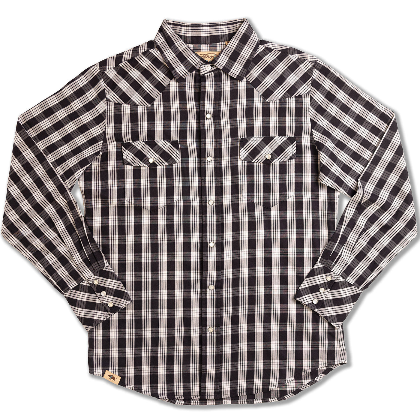 Black Palaka Western Snap Shirt – Western Aloha