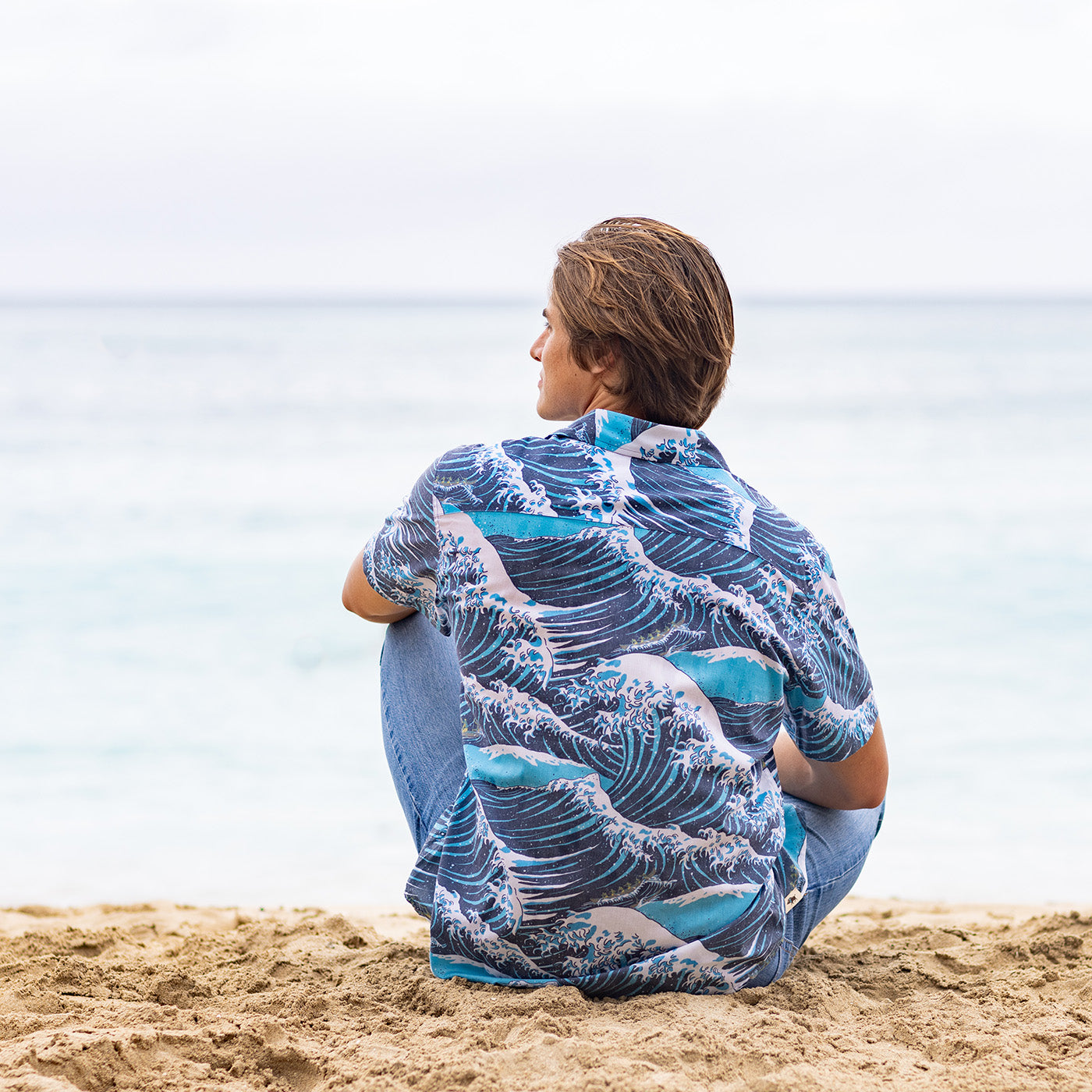 Alenuihaha - Short Sleeve Men's Aloha Shirt - Tailored Fit