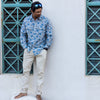 Island Style Western Shirt - Camo Multi