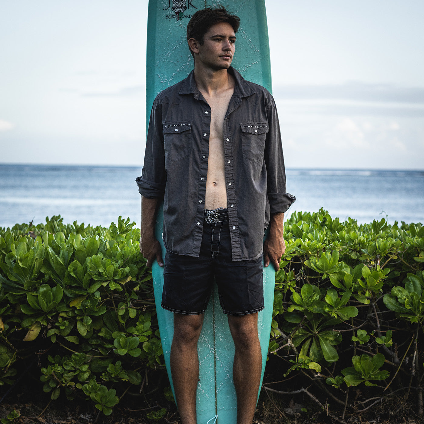 Koa Western Pearl Snap Shirt – Western Aloha