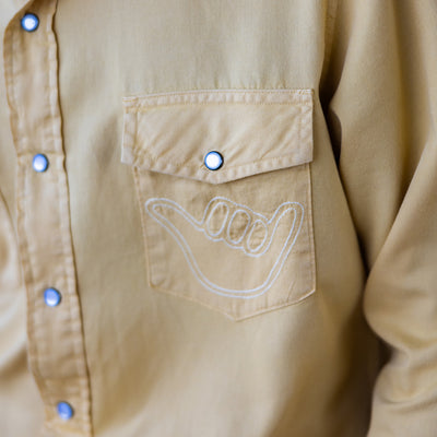 Shaka Embroidered Western Shirt