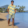 Surfboard Yellow Aloha Shirt