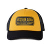 Rope Logo Foam Trucker Black & Gold Hat
