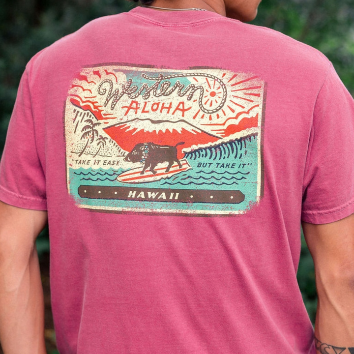 Logo Pocket Tee - Red
