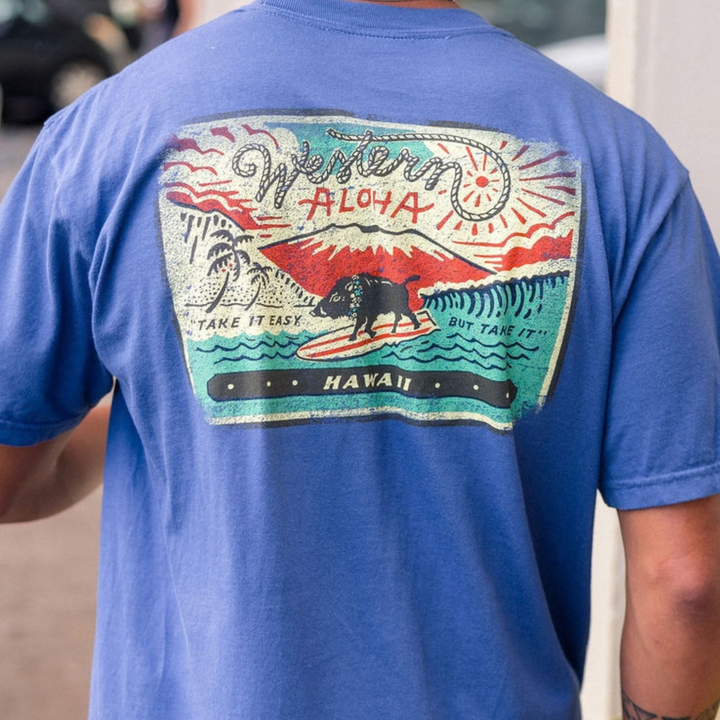 Logo Pocket Tee - Blue