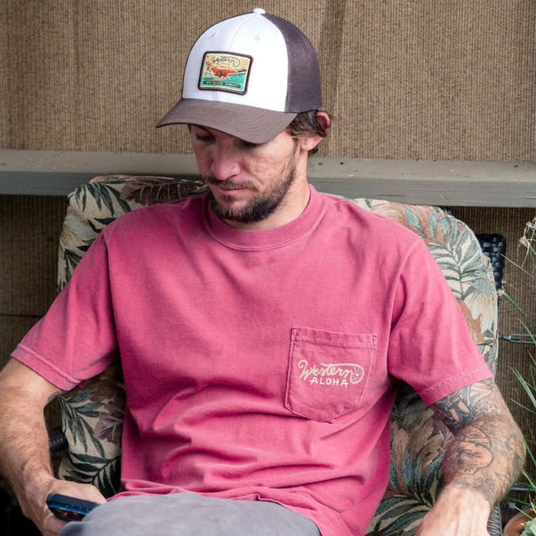 Ukulele Pocket Tee - Red