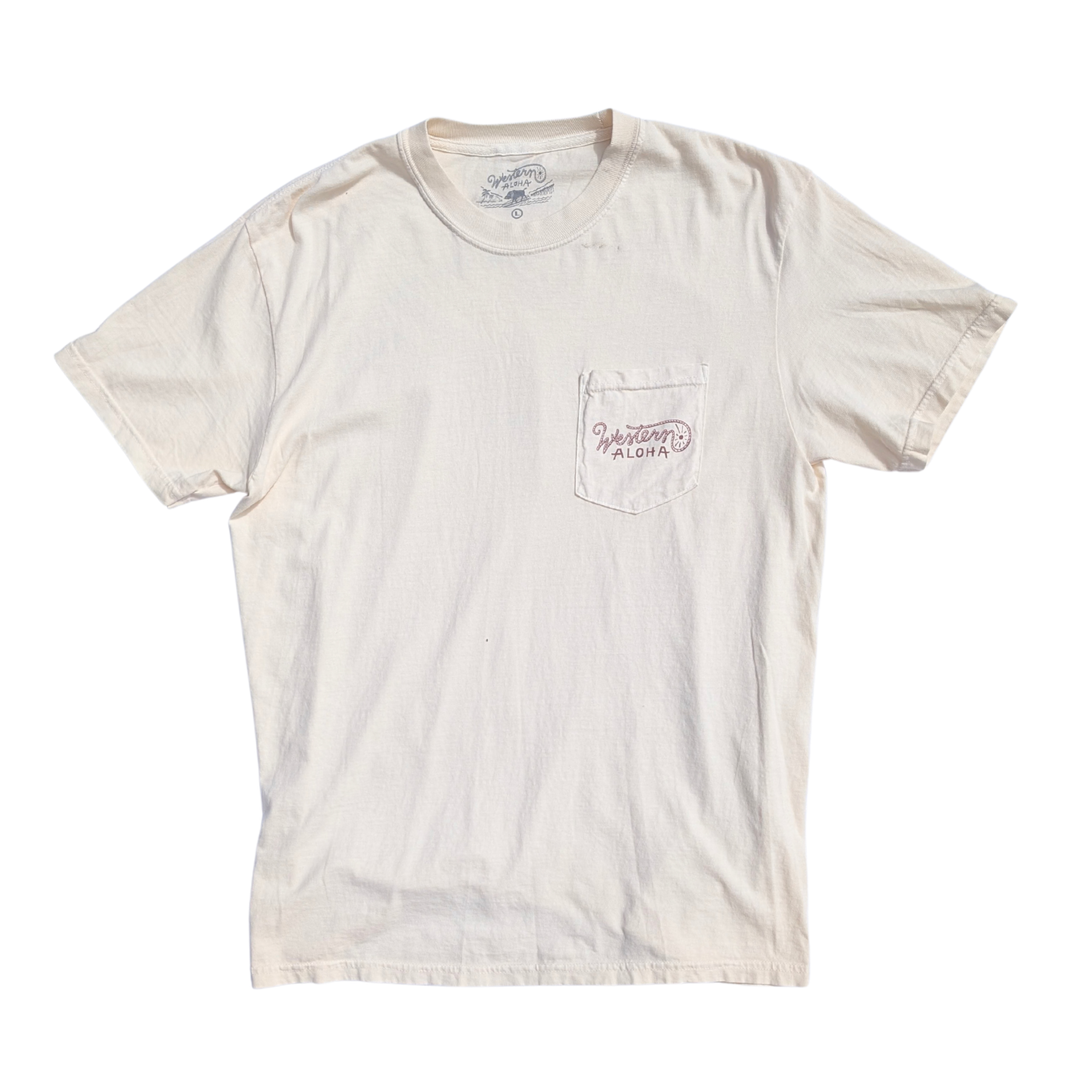 Cattle Ship Pocket Tee - Cream