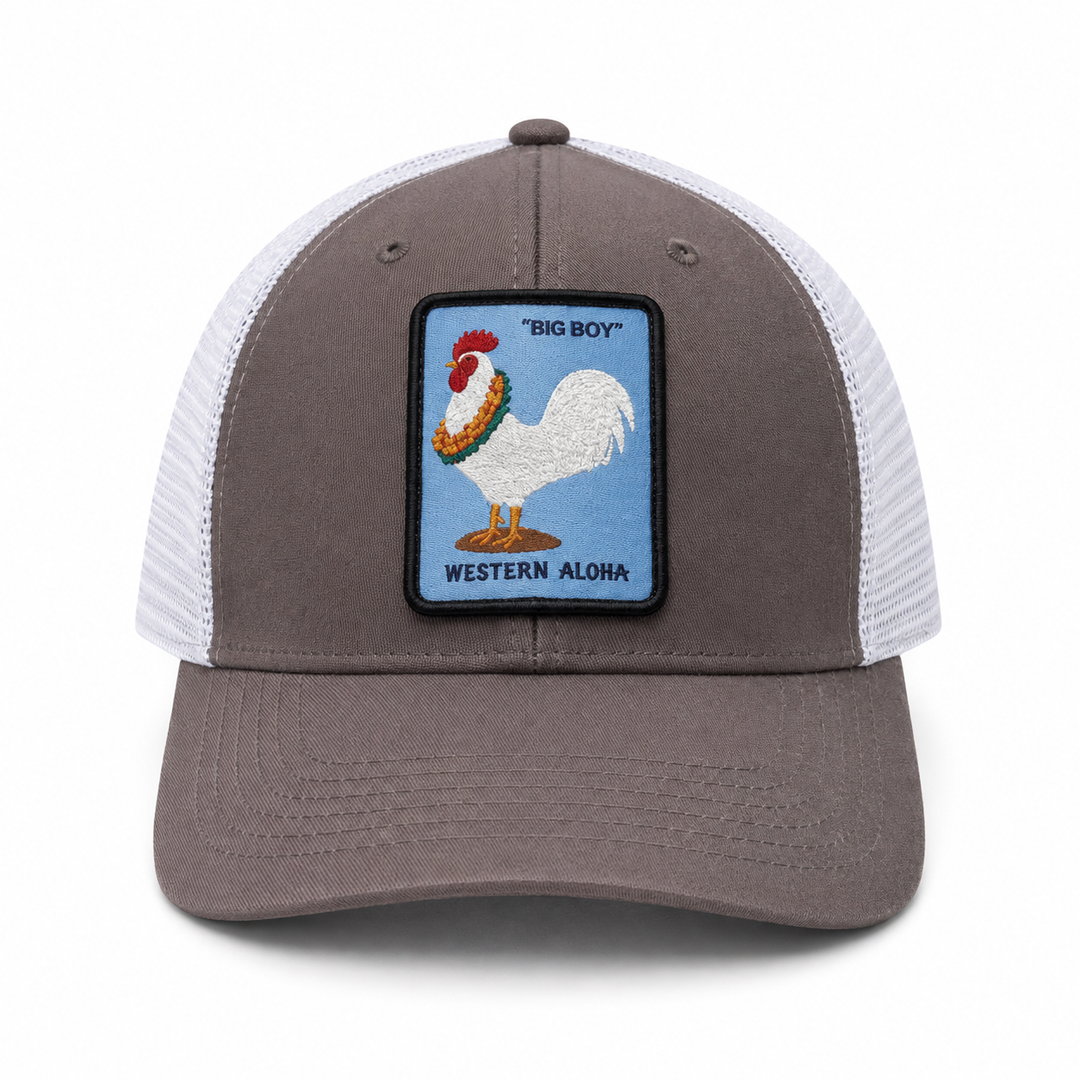 "Big Boy" Rooster Snapback Locals Gray