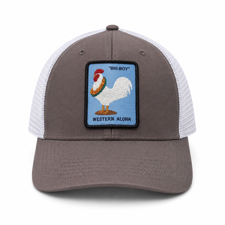 "Big Boy" Rooster Snapback Locals Gray