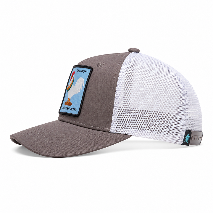 "Big Boy" Rooster Snapback Locals Gray