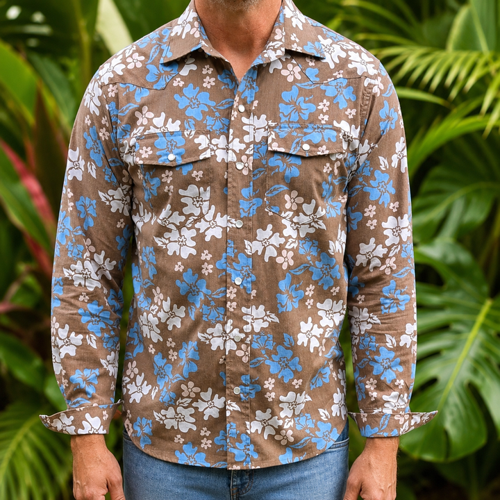 Tahitian Pareu Brown