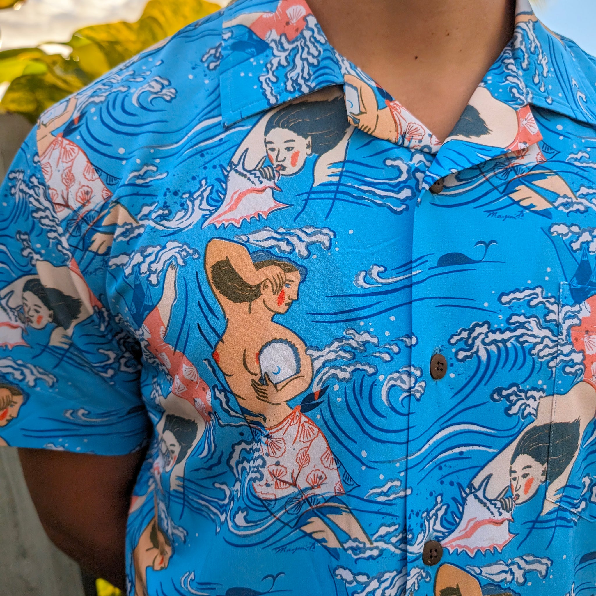 Guardian Of The Sea Shirt | Men's Hawaiian Shirts | Western Aloha