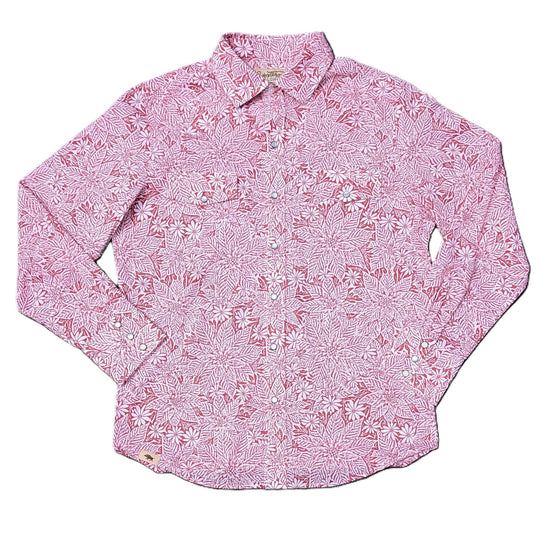 Hawaiian Paniolo Navy Aloha Shirt