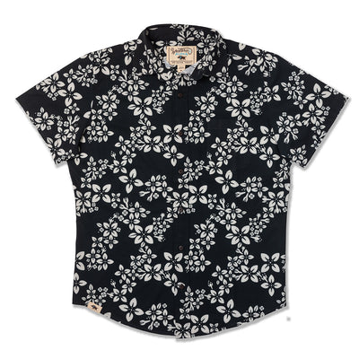 Hawaiian Sandalwood Aloha Shirt Charcoal