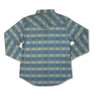 Men's Long Sleeve Palaka Nui Lagoon Blue