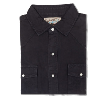 Walking Boar Embroidered Western Shirt