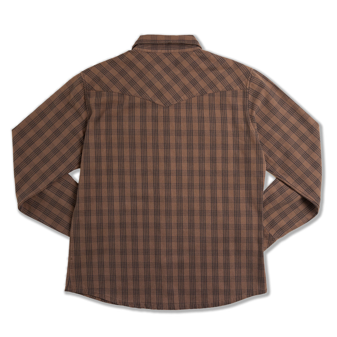 Waimea Overshirt Brown Charcoal Palaka