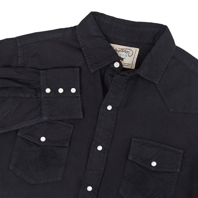 Walking Boar Embroidered Western Shirt