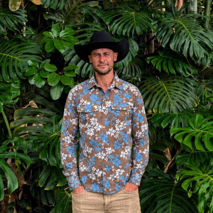 Tahitian Pareu Brown