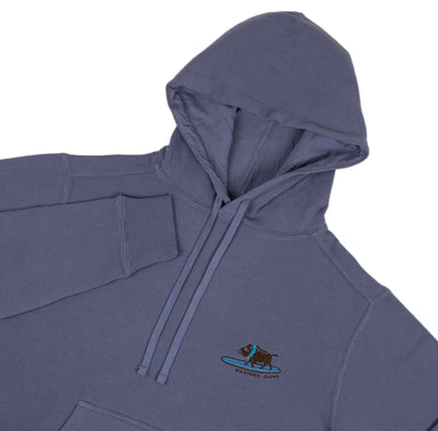 Embroidered Surfing Boar Hoodie