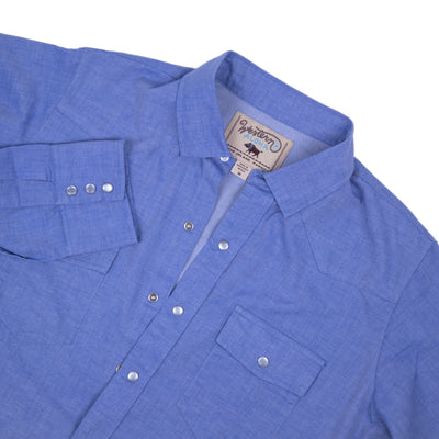 Monterrey Snap Shirt - Light Blue Chambray Men's Shirt