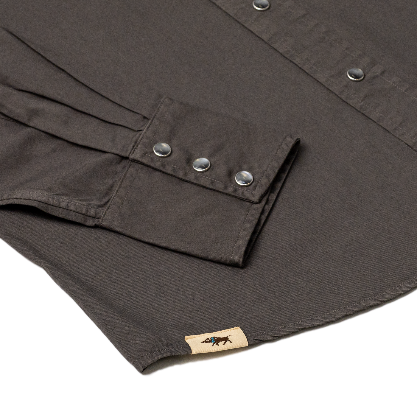 Garment Dyed Embroidered Pocket (KOA) Long Sleeve Western Shirt