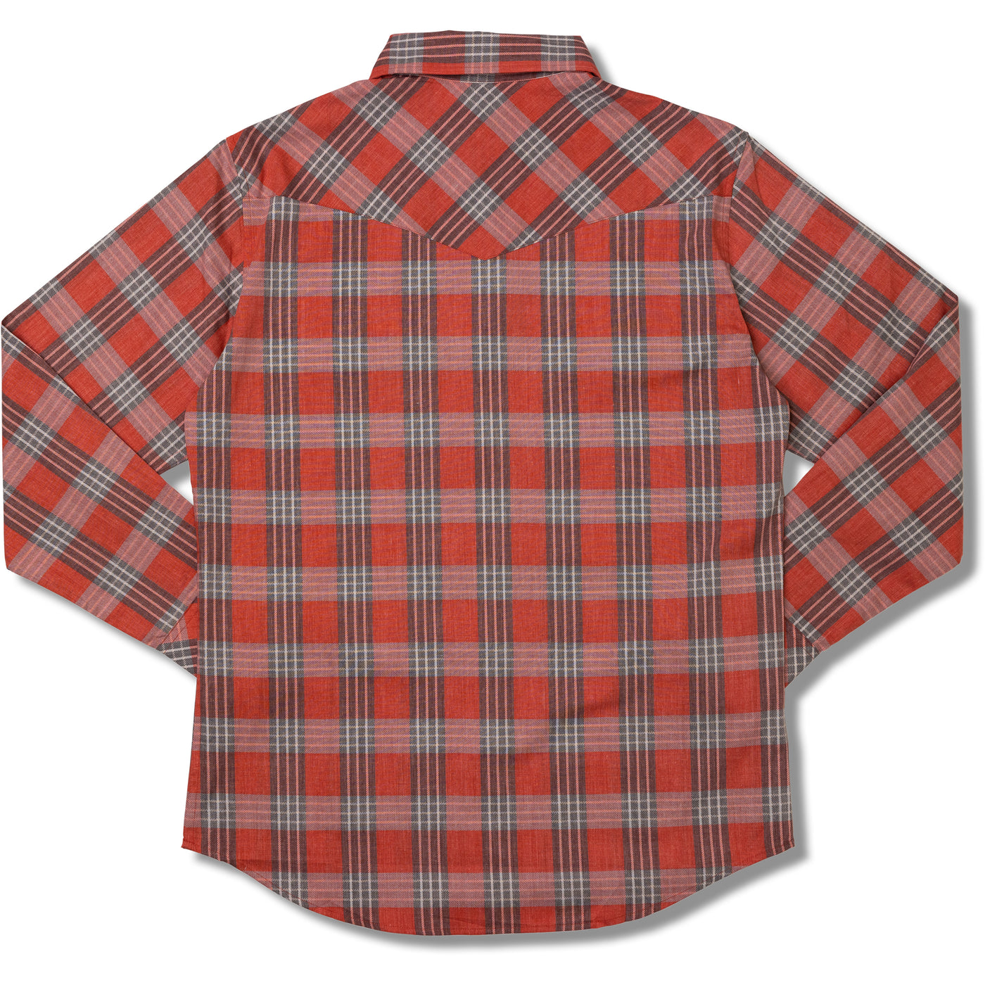 Palaka Nui Long Sleeve Red / Lava Rock Men's Shirt