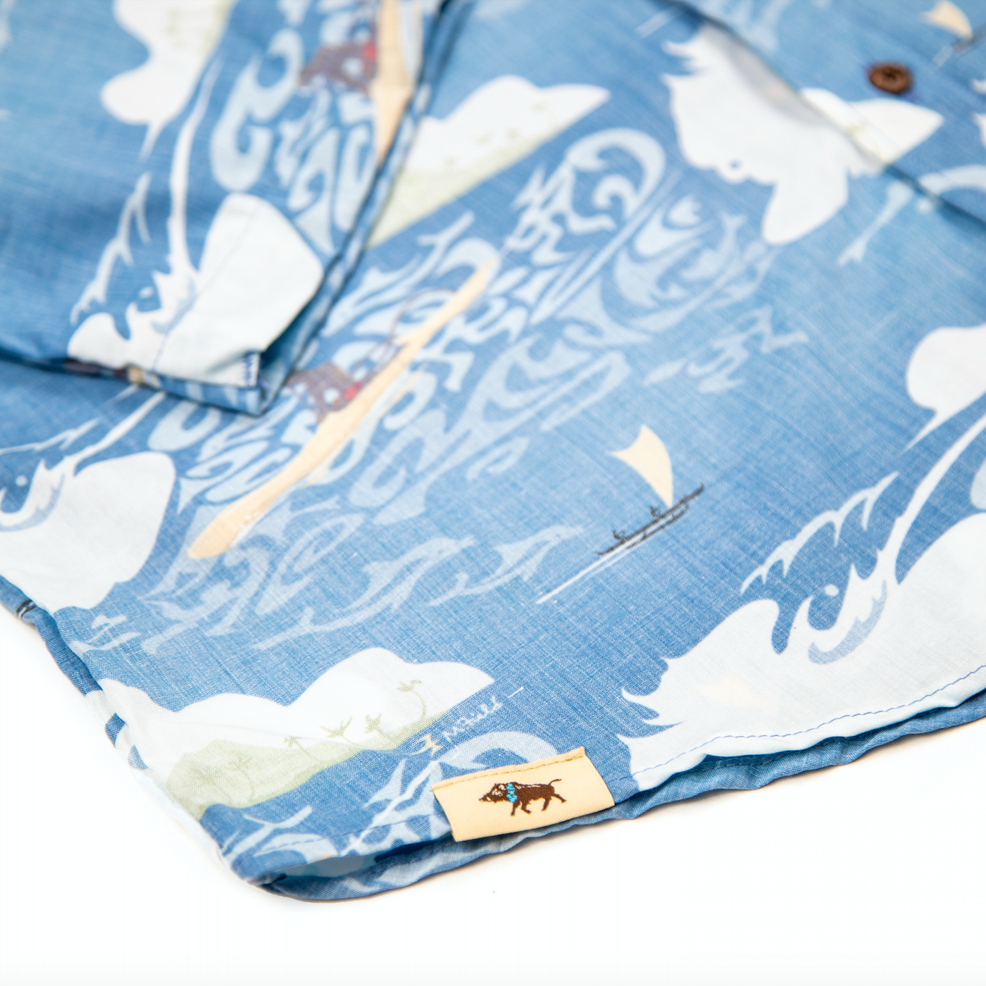 Solo Paddler Men's Short Sleeve Aloha Shirt