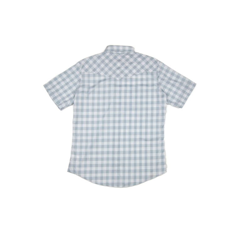 Gray Palaka Western Pearl Snap Shirt