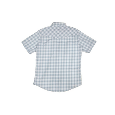 Men's Short Sleeve Gray Palaka Shirt