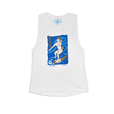 Wave of Bliss Tank by Mayumi Oda