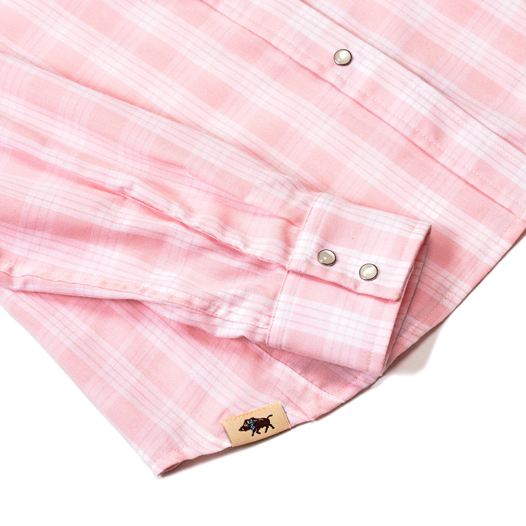 Women's Palaka Snap Shirt Pink