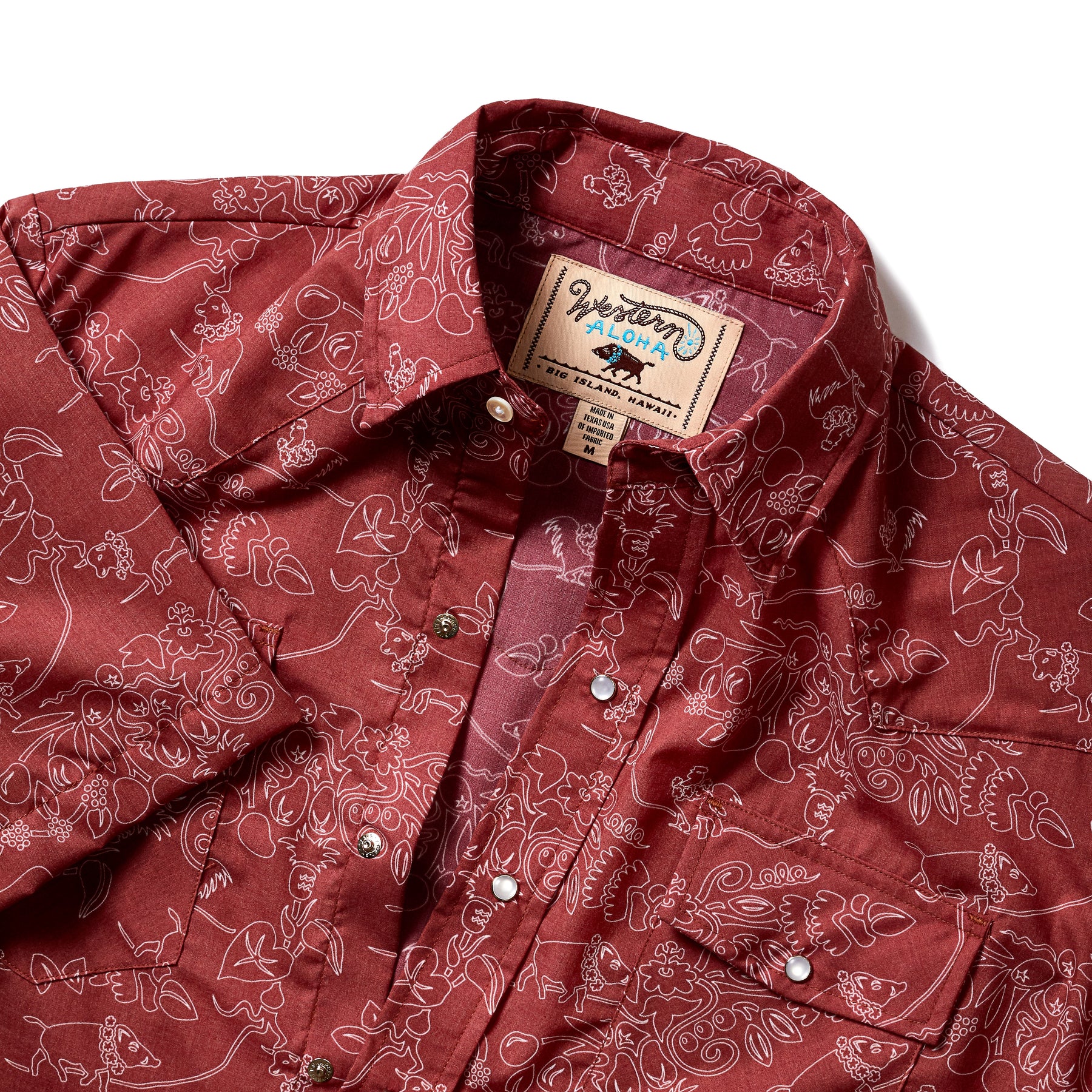 Men's Short Sleeve Aloha Shirt Men's Hawaiian Shirts Western Aloha