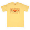 Surfing Boar Big Logo Yellow Tee Shirt